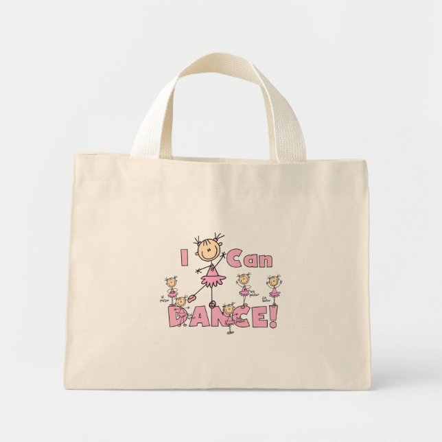 Bolsa Tote Mini Camisetas e Presentes Eu Posso Dançar (Frente)