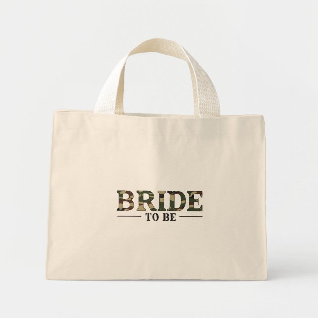 Bolsa Tote Mini Camouflage Bride (Frente)