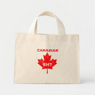 Bolsa Tote Mini Canadiano Eh? Folha de Maple