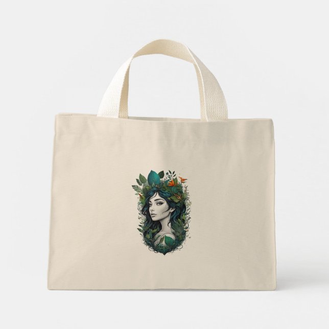 Bolsa Tote Mini canção da floresta (Verso)