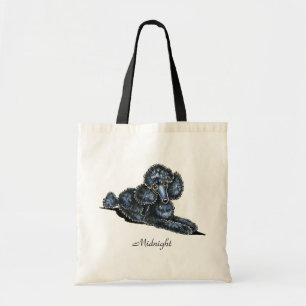 Bolsa Tote Mini caniche preta bonito colocado personalizado