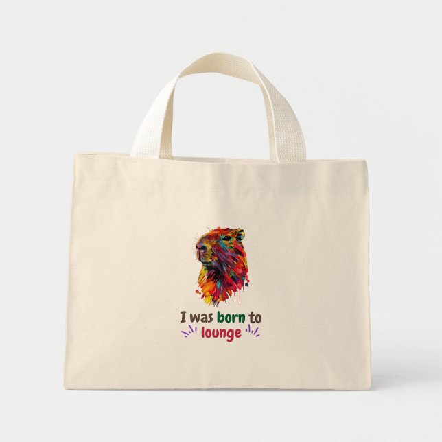 Bolsa Tote Mini Capybara (Frente)
