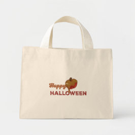 Bolsa Tote Mini Caramel Apple Happy Halloween