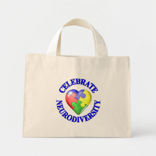 Bolsa Tote Mini Celebre a Neurodiversidade
