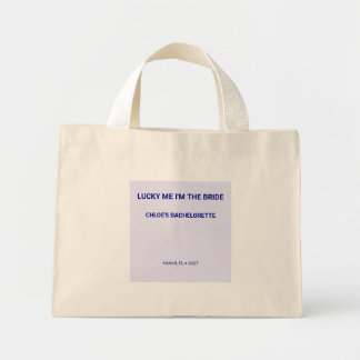 Bolsa Tote Mini Chic Lavanda Lucky Me I'm The Bride