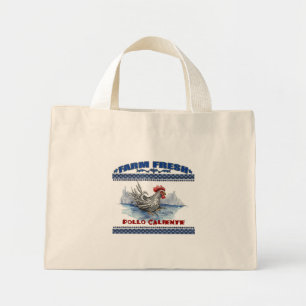 Bolsa Tote Mini Chicken Bag - Eu amo Chickens!