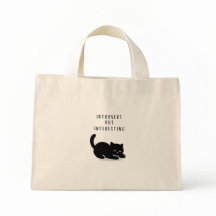 Citação Personalizada Gato Preto Introvertido Mas