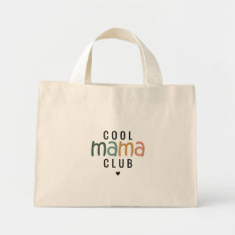 Bolsa Tote Mini Clube da Mãe Legal Divertida, Presente para Mãe