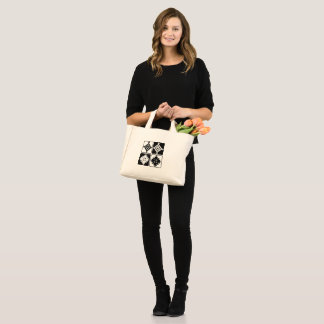 Bolsa Tote Mini Conjunto de Pingente de Cruz