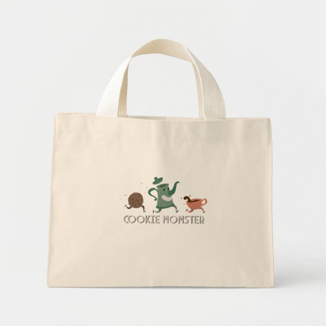 Bolsa Tote Mini Cookie Momster (Frente)