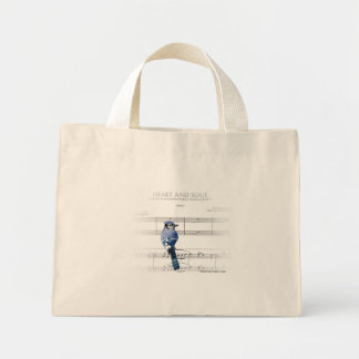 Bolsa Tote Mini Coração e Alma - Jay Azul