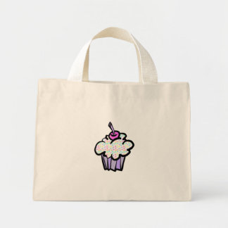 Bolsa Tote Mini cupcake de pontos pastel