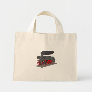 Bolsa Tote Mini Dampflokomotive