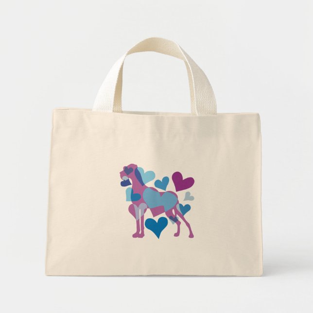 Bolsa Tote Mini Dane coração (Frente)