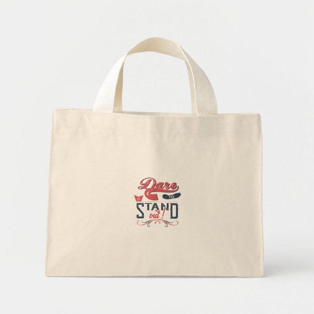 BOLSA TOTE MINI DARE TO STAND OUT  (Frente)