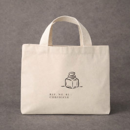 Bolsa Tote Mini Dark Academia – Arte do Tinteiro | Presente para I