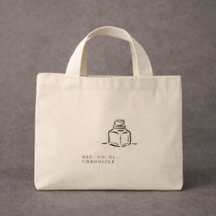 Bolsa Tote Mini Dark Academia – Arte do Tinteiro Presente para I
