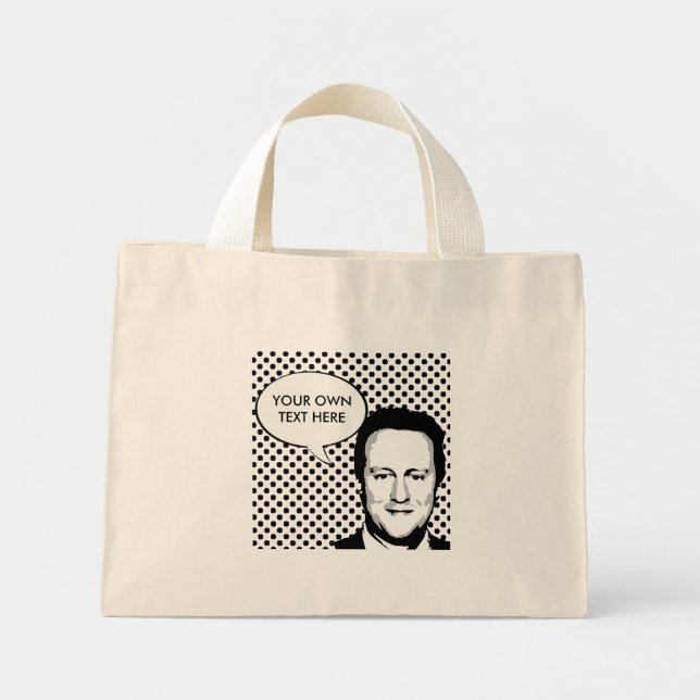 Bolsa Tote Mini David Cameron (Frente)