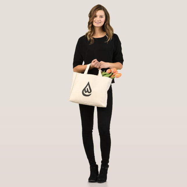 Bolsa Tote Mini desenhos Ardhon que permitem expressar-se (Frente (modelo))