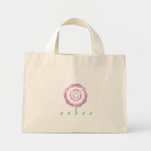 Bolsa Tote Mini Design do FLOR DO ESTILO DA SACA Tote