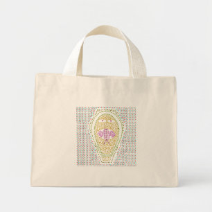 Bolsa Tote Mini Dotty Egípcio Cobra Tote Bag