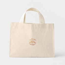 Bolsa Tote Mini Dreams Bloom Aqui