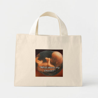 Bolsa Tote Mini "E a minha escolha?"