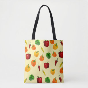 Bolsa Tote Mini e Bell Pepper Texture Bag