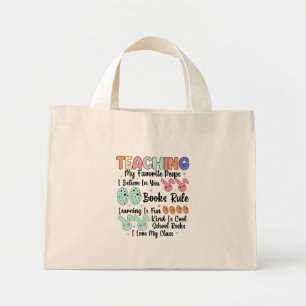 Bolsa Tote Mini Ensinando Meus Peeps Favoritos - Coelhinho De Pásc