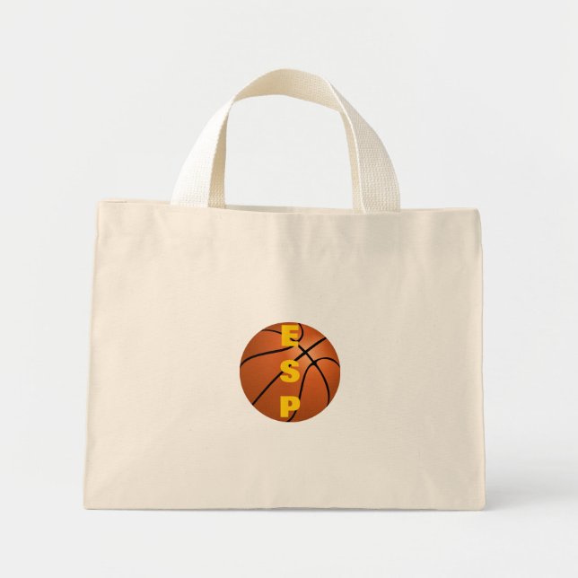 Bolsa Tote Mini Equipe de basquetebol espanha (Frente)