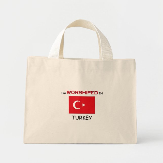 Bolsa Tote Mini Estou adorada na Turquia (Frente)