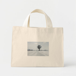 Bolsa Tote Mini Estrada de inverno rural