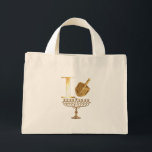 Bolsa Tote Mini Eu Amo Chanukah Bag<br><div class="desc">Eu Amo Chanukah Bag</div>