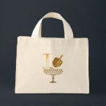 Bolsa Tote Mini Eu Amo Chanukah Bag<br><div class="desc">Eu Amo Chanukah Bag</div>