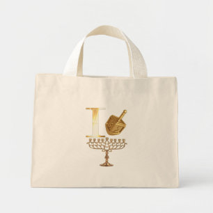 Bolsa Tote Mini Eu Amo Chanukah Bag