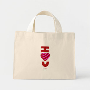 Bolsa Tote Mini Eu Te Amo Um Pequeno Saco De Tote