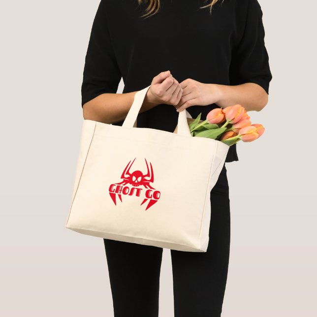 Bolsa Tote Mini Fantasma Vai Temporada Assustadora (Frente (produto))