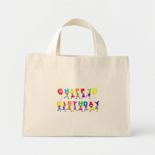 Bolsa Tote Mini Feliz aniversário