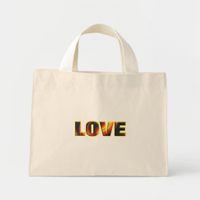 BOLSA TOTE MINI FIERY LOVE (Frente)