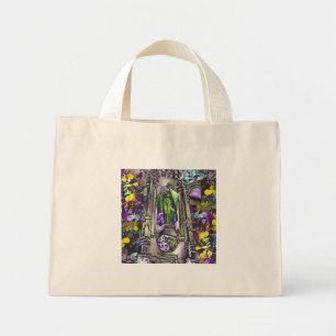 Bolsa Tote Mini Flores de mau
