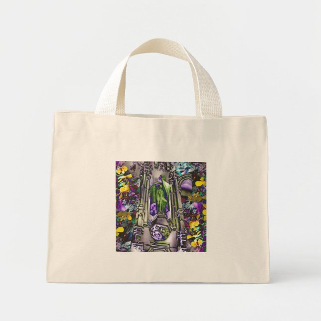 Bolsa Tote Mini Flores de mau (Frente)