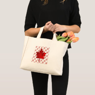 Bolsa Tote Mini Folha mapeada no Canadá por Shirley Taylor Mini To