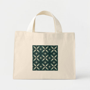 Bolsa Tote Mini formas verdes retrô