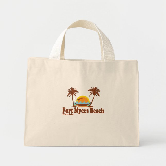 Bolsa Tote Mini Fort Myers Beach. (Frente)