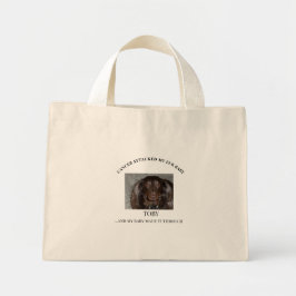 Bolsa Tote Mini Fur Baby Survivor Strength Graphic