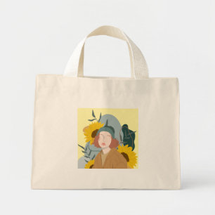 Bolsa Tote Mini garota ensolarada Tote Bag