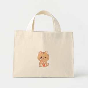 Bolsa Tote Mini gata gata gato adora design