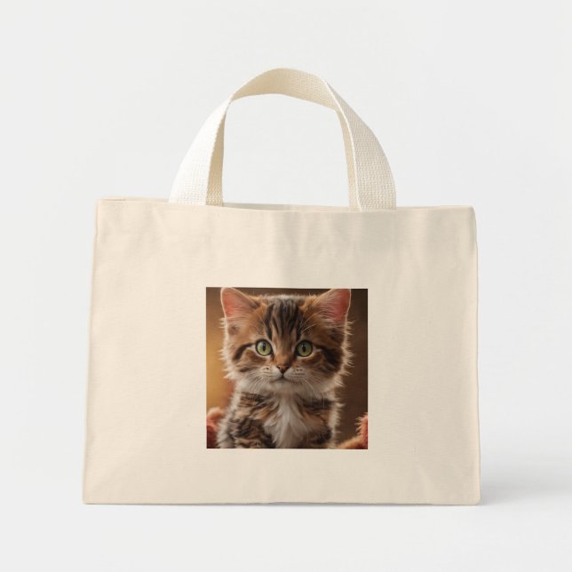Bolsa Tote Mini Gatinho Gato (Frente)