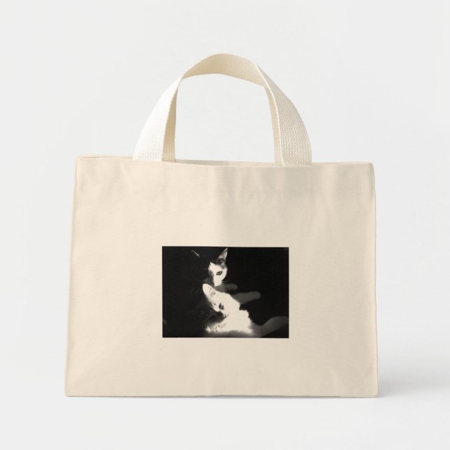 Bolsa Tote Mini Gatos no Saco (Frente)