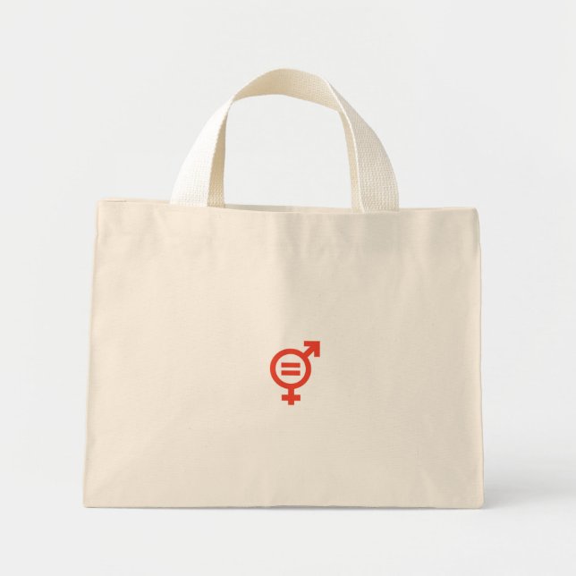 Bolsa Tote Mini Gender Equality (Frente)